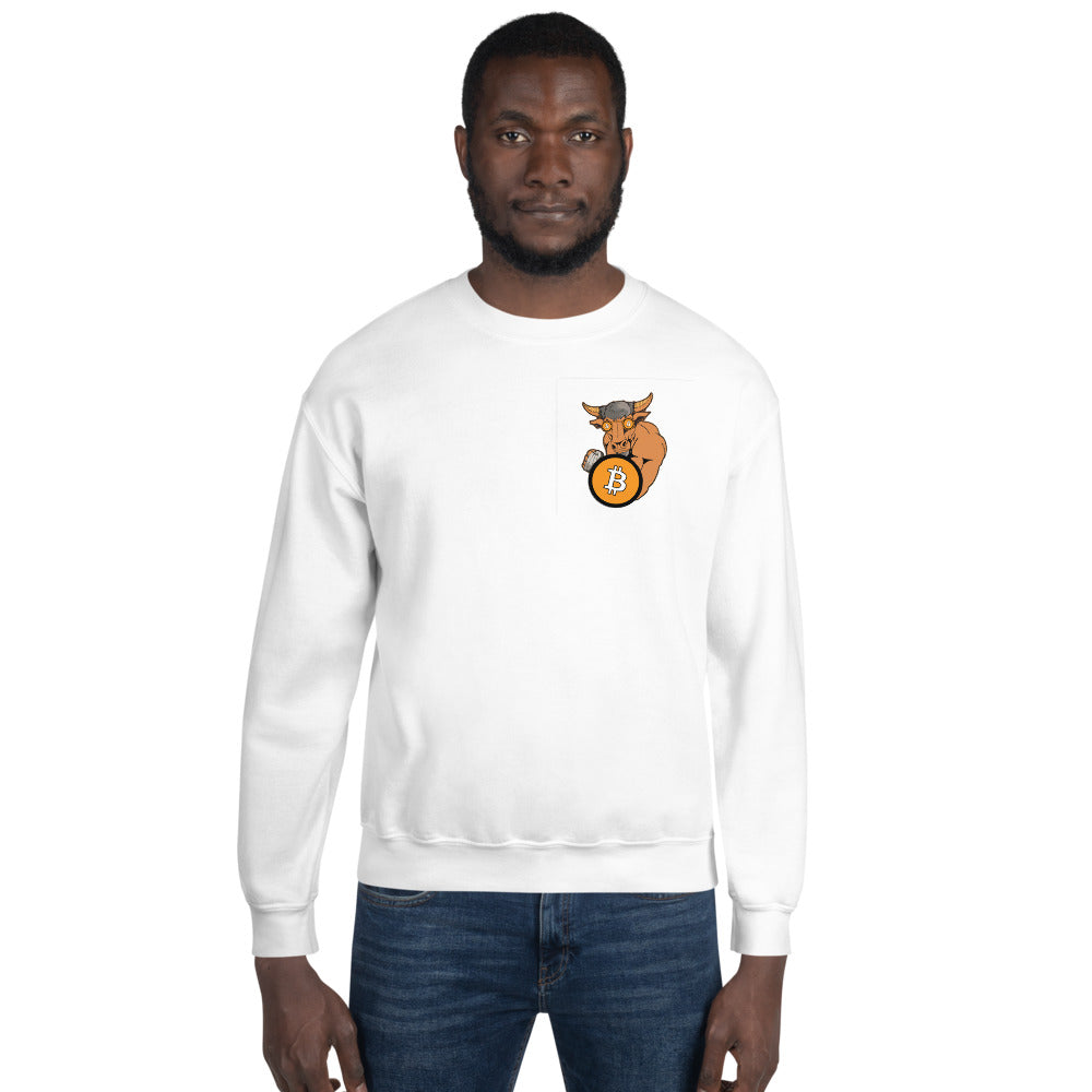 Bitcoin Bull Unisex Sweatshirt | By PhilanthroBit