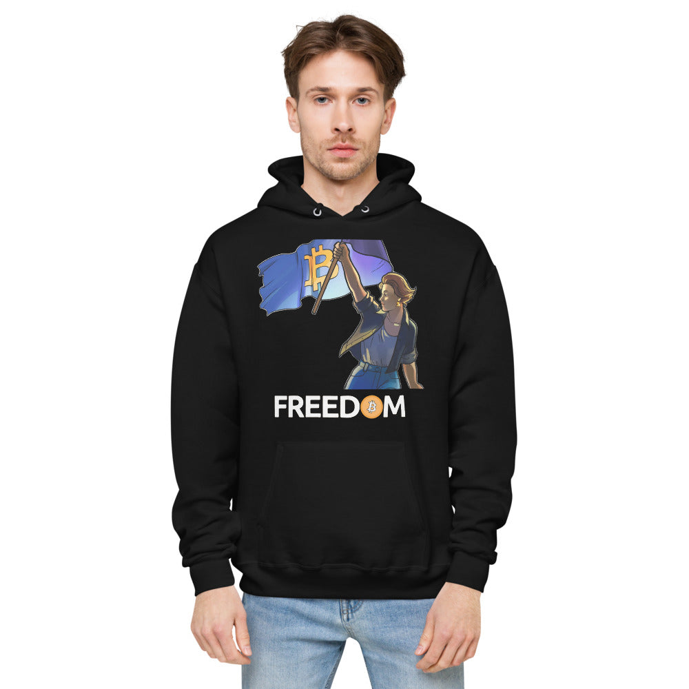 Freedom Flag Unisex fleece hoodie