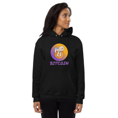 Bitcoin Baby Unisex fleece hoodie, black, by PhilanthroBit