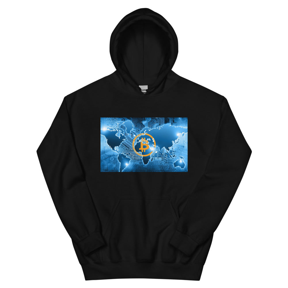 Bitcoin in a Connected World Unisex Hoodie