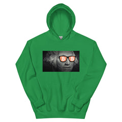 Washington with Bitcoin Glasses Unisex Hoodie