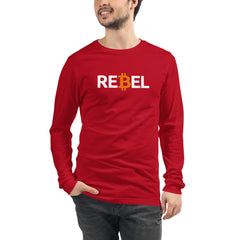 Bitcoin Rebel Unisex Long Sleeve Tee