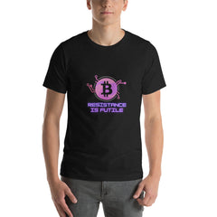 Resistance is Futile (purple) Short-Sleeve Unisex T-Shirt