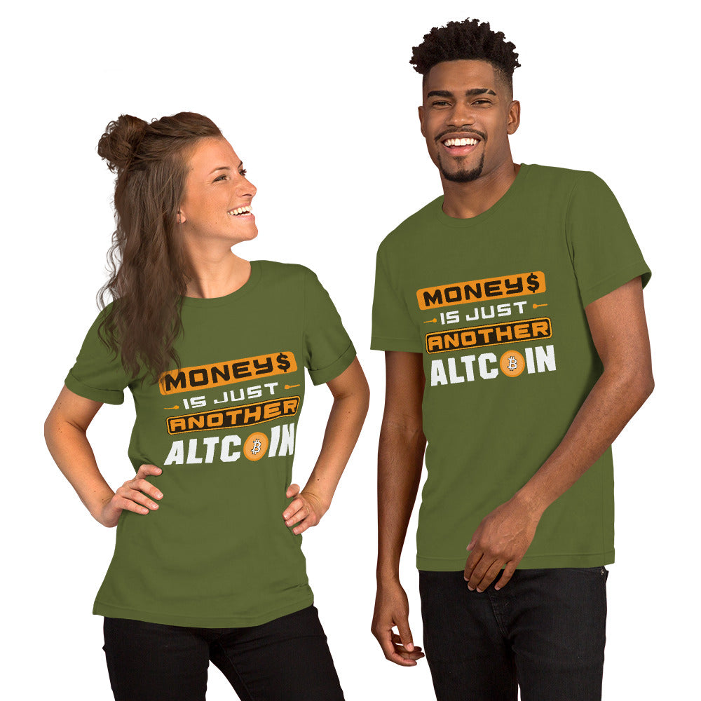 Money's an Alt Coin Short-Sleeve Unisex T-Shirt