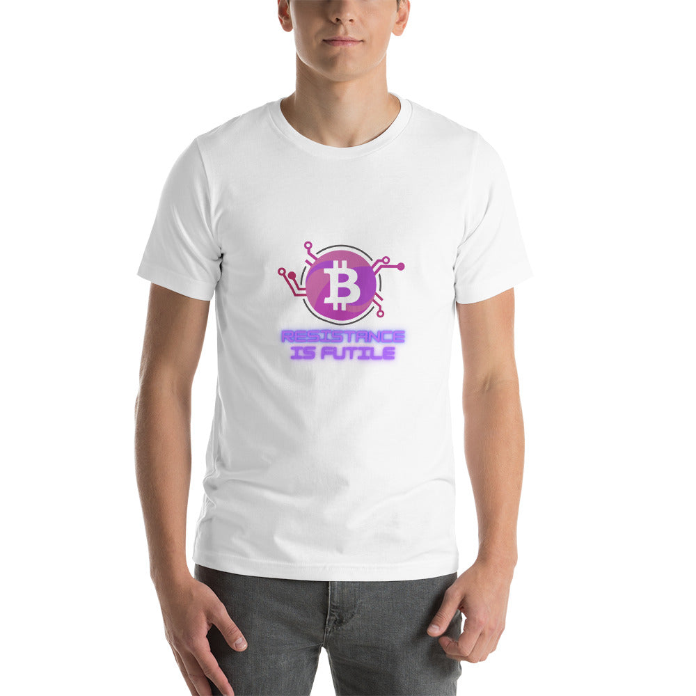 Resistance is Futile (purple) Short-Sleeve Unisex T-Shirt