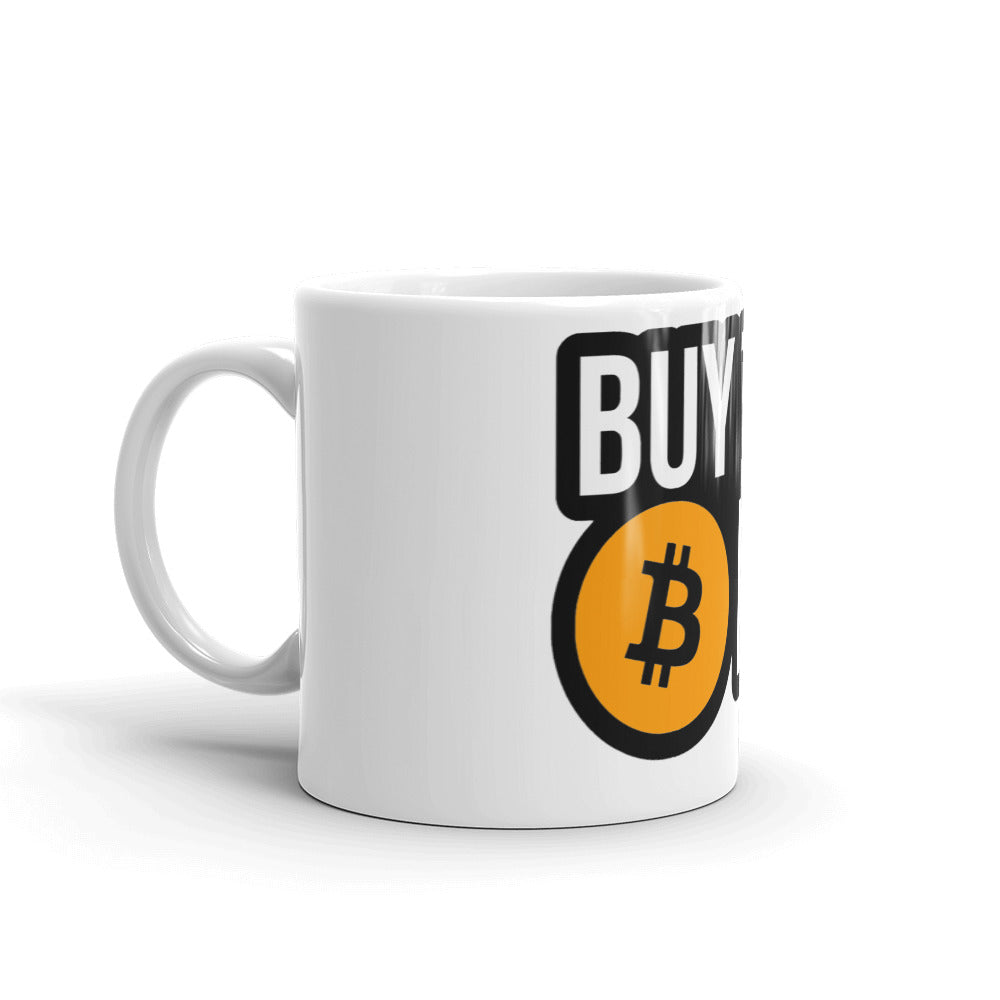 Buy the Dip White glossy mug